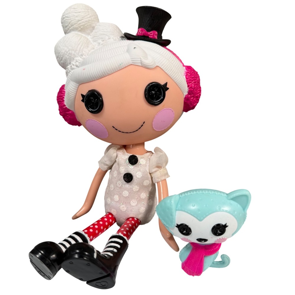 Lalaloopsy Winter Snowflake Doll 13" With Husky Pet Toy Set